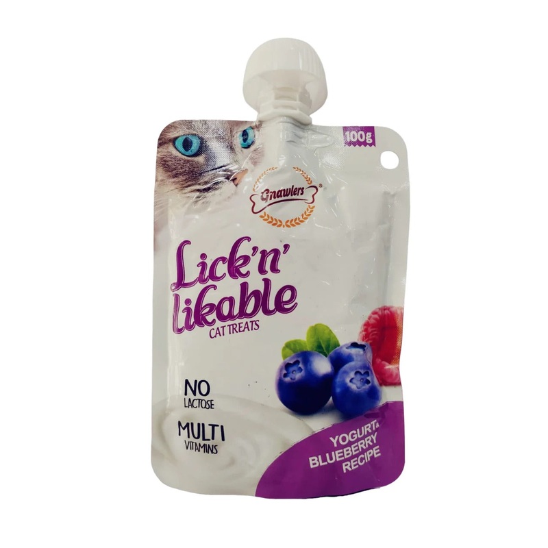 Gnawlers Lick n Lickables ( Yogurt & Blueberry ) Recipe – 100g