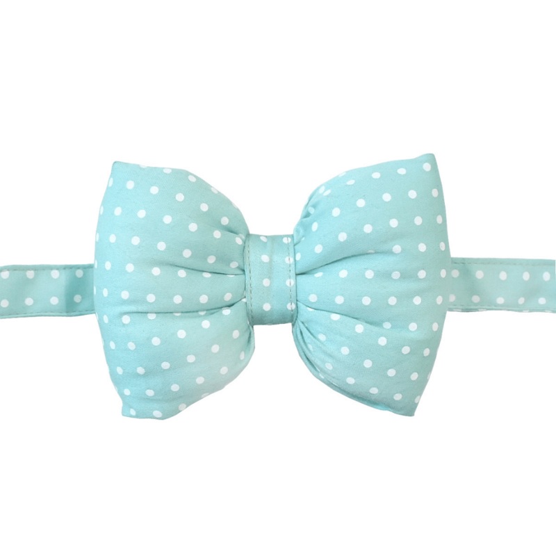 Mutt Of Course Dog Bow Tie – Icy Blue