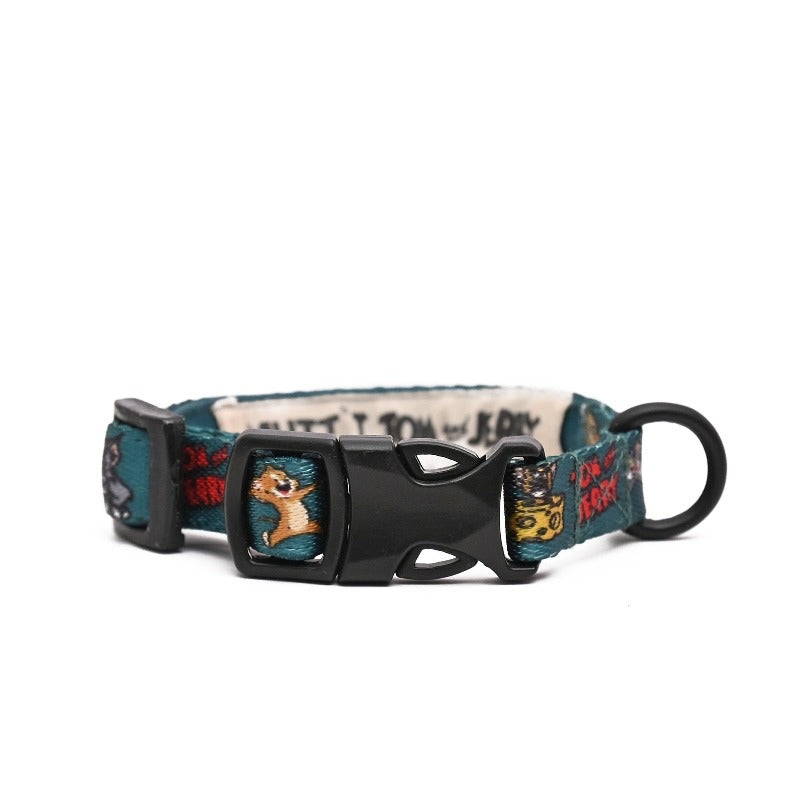 Tom and Jerry Collar for Dogsand Cats  Happy Green