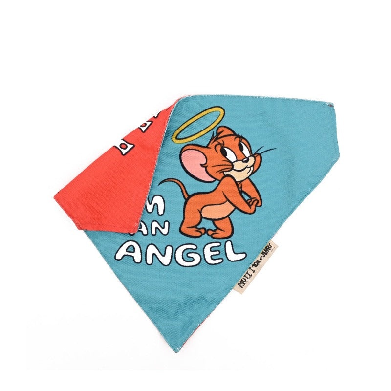 Tom and Jerry Reversible Bandana for Dogs  Angel N’ Devil