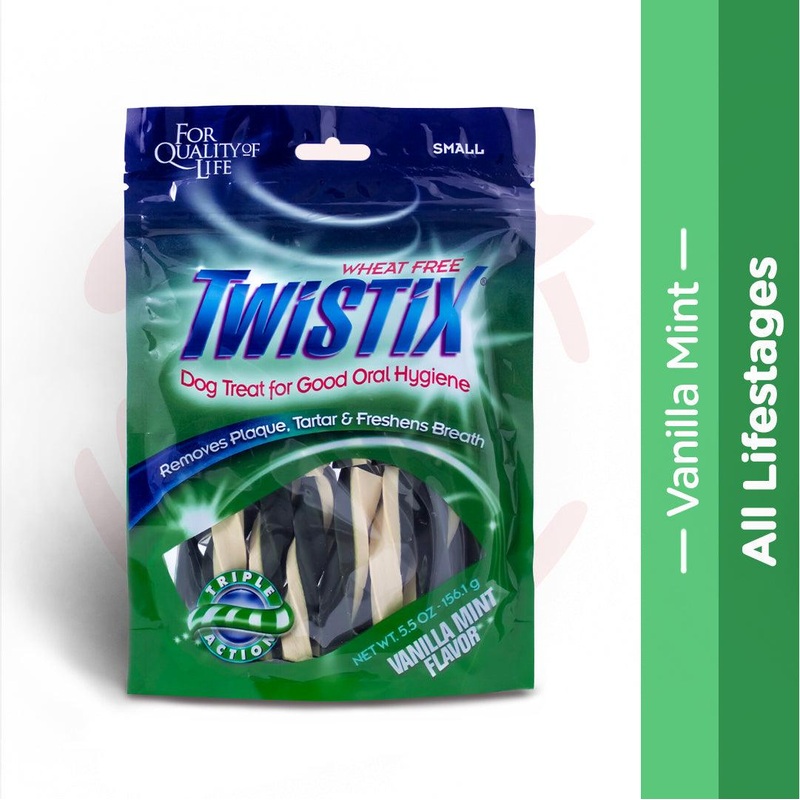 Twistix Dog Treats – Vanilla Mint Small