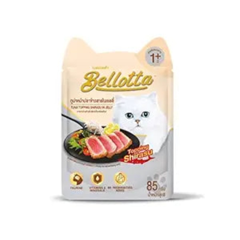 Bellotta Premium Wet Cat Food – Tuna Topping Shirasu