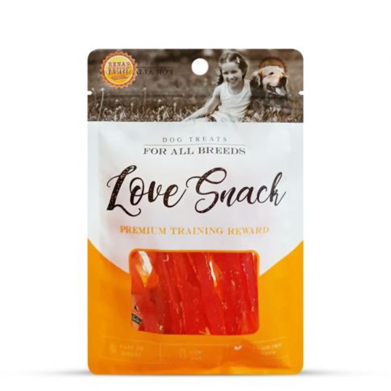 Rena Love Snack Chicken Jerky Stripes Dog Treat – 85 gm