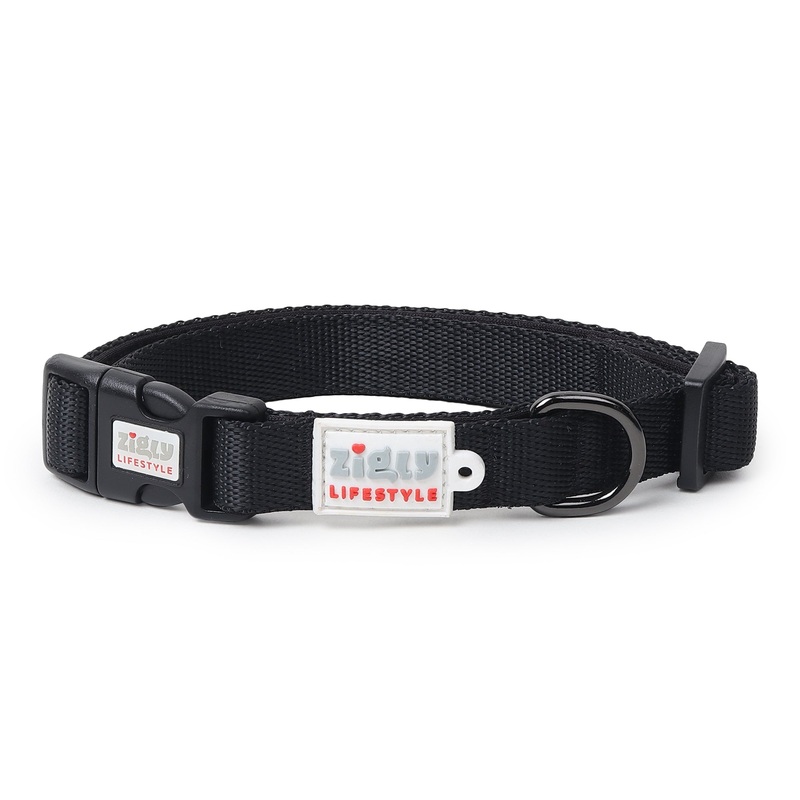 ZL Classic Padded Dog Collar  – Black