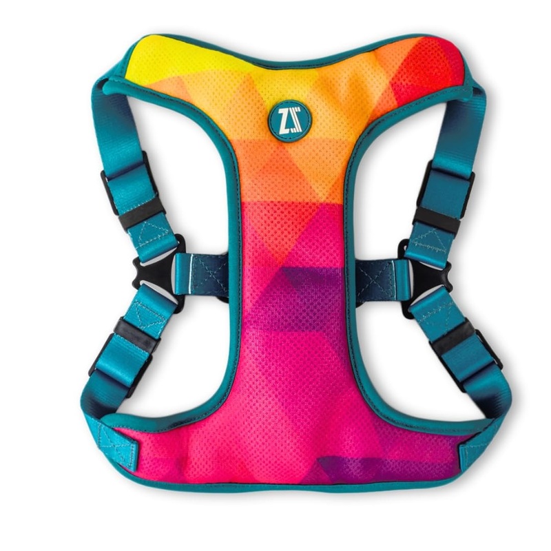 Zoomiez Adjustable Step-in Mesh Dog Harness – Solar
