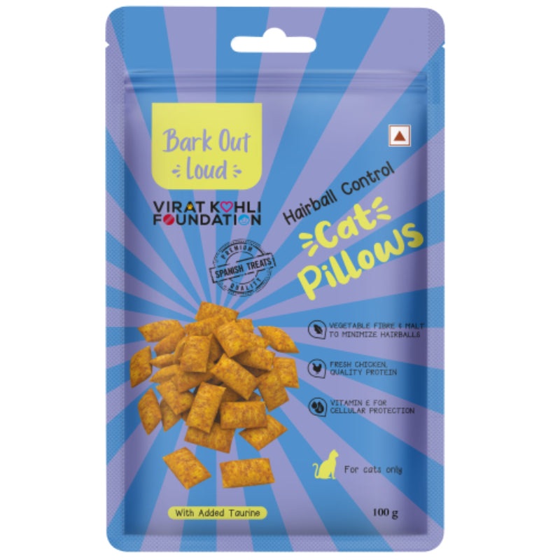 Bark Out Loud By Vivaldis Dog Treats – Cat Pillow’s Hairball Control Treats (100g)