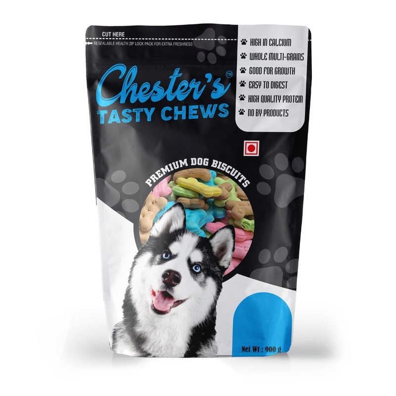 Chester Assorted Mix Dog Biscuit – 900 gm – Pack of 3