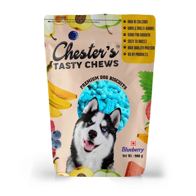 Chester Blueberry & Chicken Dog Biscuit – 900 gm – Pack of 3
