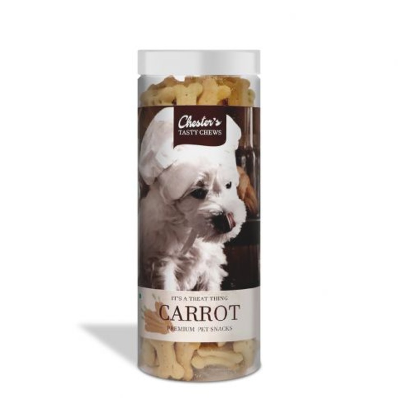 Chesters Tasty Chews Carrot Flavour Dog Biscuit 700 gm – Pack of 3