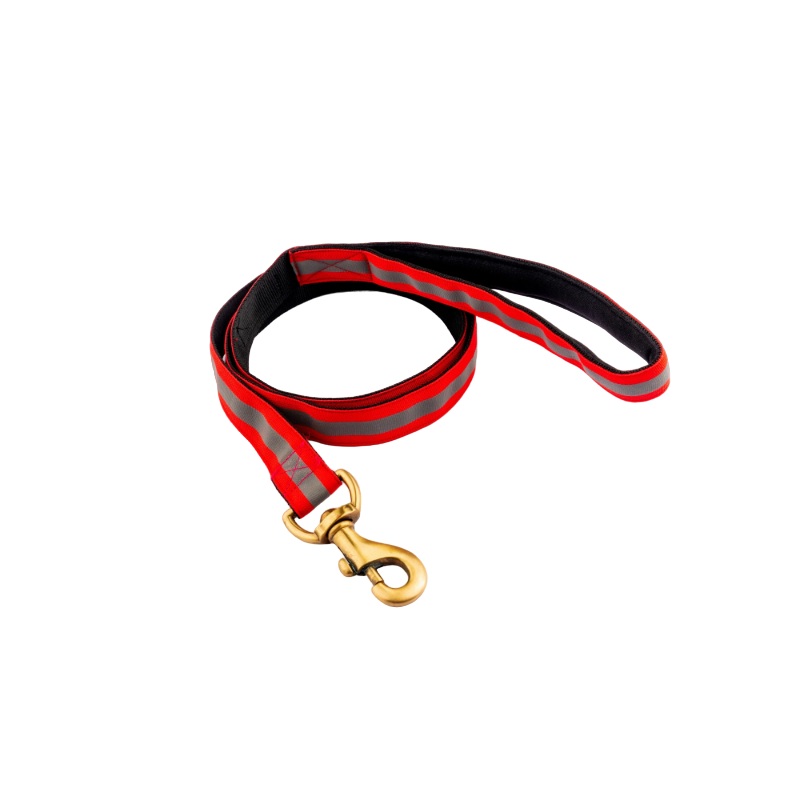 Furbuddies Soft Padded Leash For Dogs – Red Reflective (4ft)