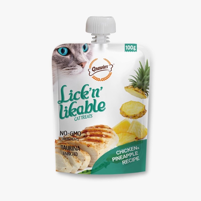Gnawlers  Lick n Lickables ( Chicken & Pineapple) Recipe – 100g