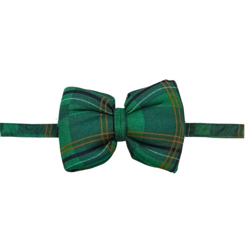 Mutt Of Course Bow Tie for Dogs – Green Plaid (Limited Christmas Edition)