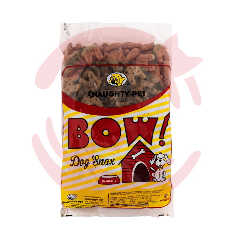 Naughty Pet Dog Treats – Bow Biscuits (500g)