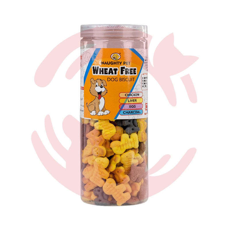 Naughty Pet Dog Treats – Wheat-Free Biscuits (Non-Veg) (500g)
