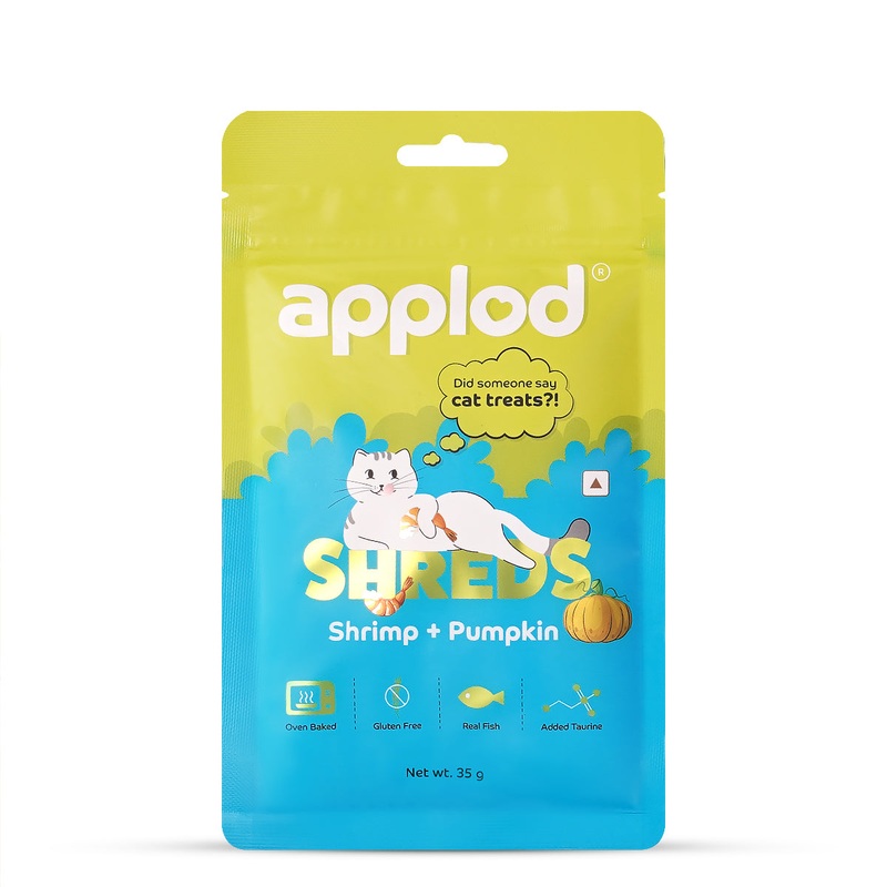 Applod Shrimp with Pumpkin Soft Cat Treat – 35 Gm