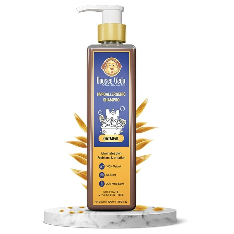 Dogsee Veda – Hypoallergenic Dog Shampoo – Oatmeal