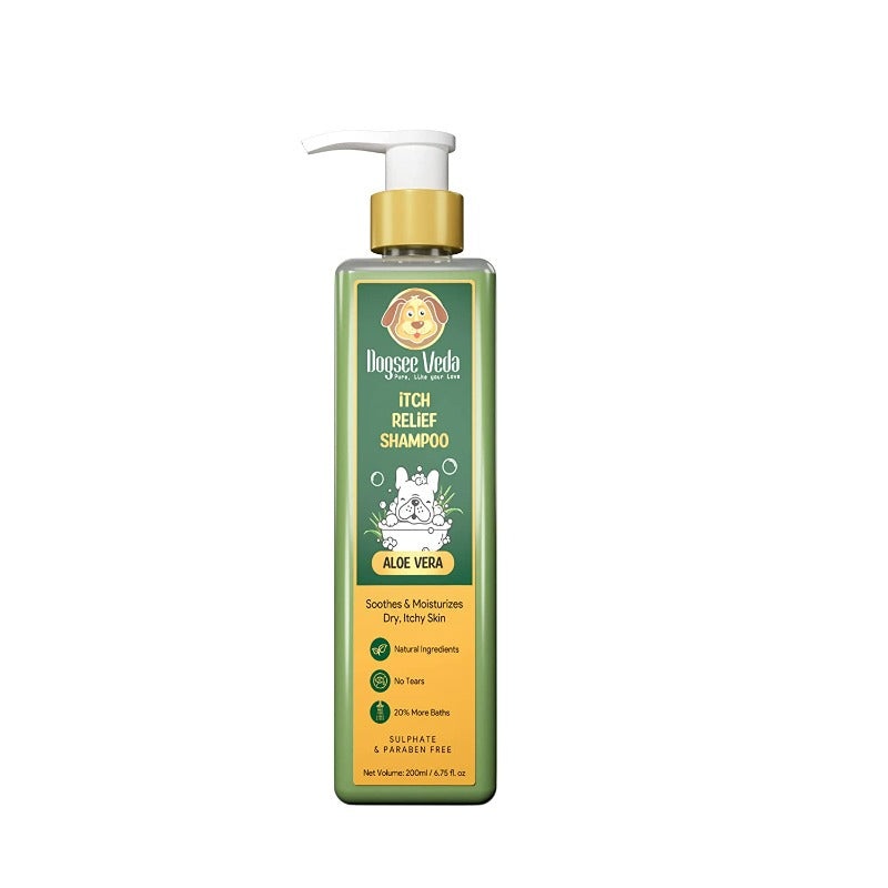 Dogsee Veda – Itch Relief Dog Shampoo – Aloe Vera