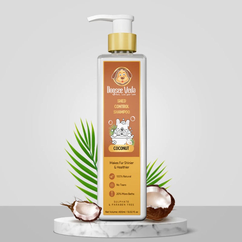 Dogsee Veda – Shed Control Dog Shampoo – Coconut Oil