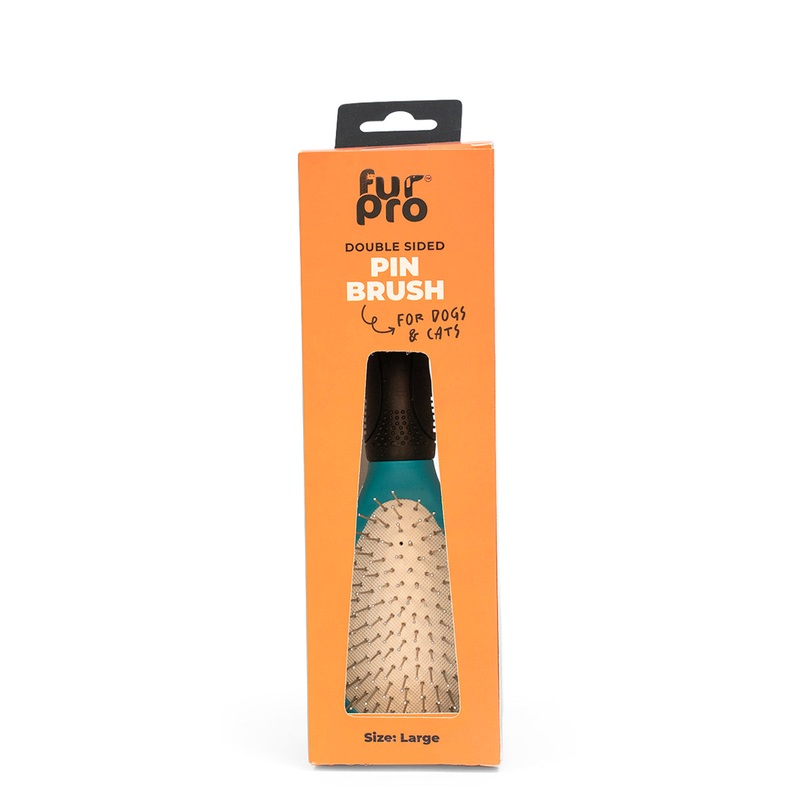 Furpro Double Sided Pin Brush For Dogs