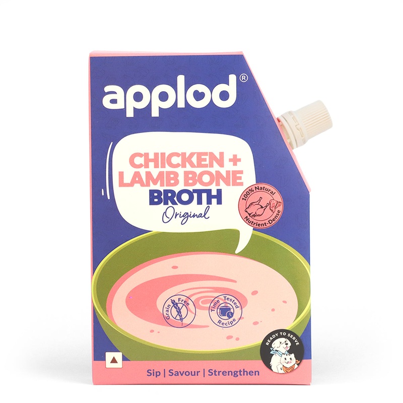 Applod Chicken & Lamb Bone Broth Original for Dogs & Cats – 150ml