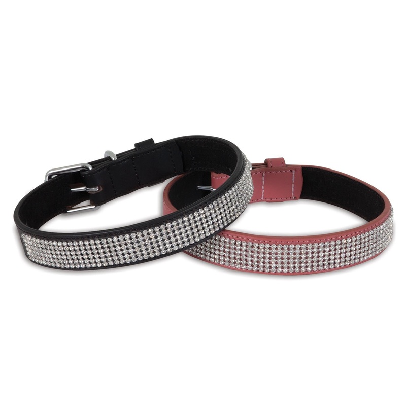 Bling Leather Custom Fit Collar