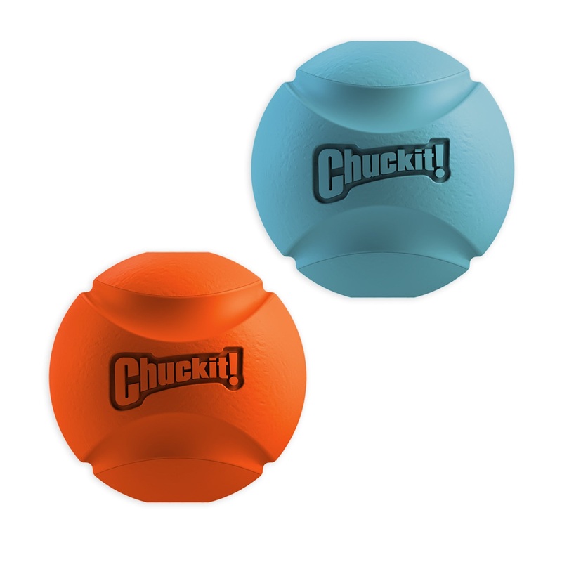 Chuckit! Fetch Ball Dog Toy|ORANGE/BLUE|MEDIUM 2-PK|MEDIUM|SMALL 2-PK|LARGE