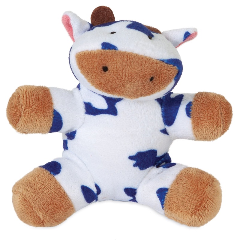 Zoobilee Softies Dog Toy|TOBY TURTLE|COW|ONE SIZE