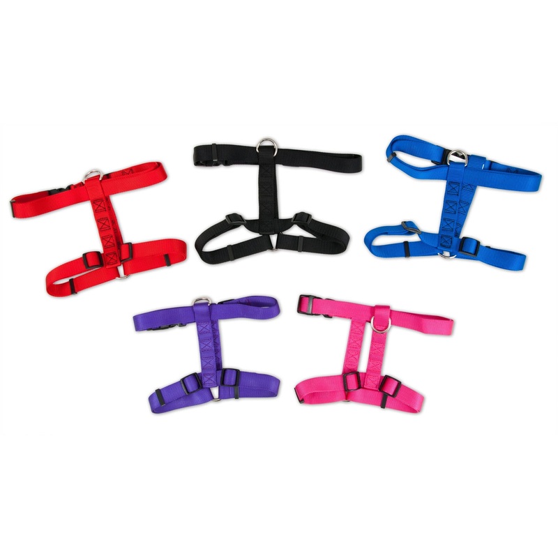Adjustable Dog Harness|HOT PINK|BLUE|RED|BLACK|LIME|XLARGE|SMALL|MEDIUM