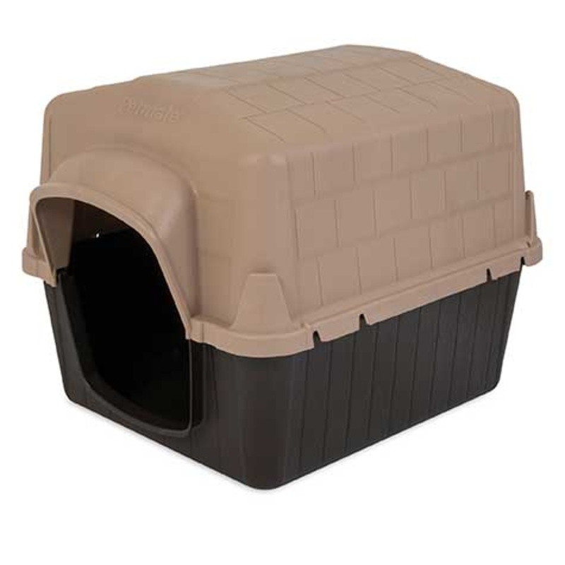 Aspen Pet Petbarn 3 Dog House|SAND/COFFEE GROUNDS BROWN|XSMALL|SMALL|MEDIUM|LARGE