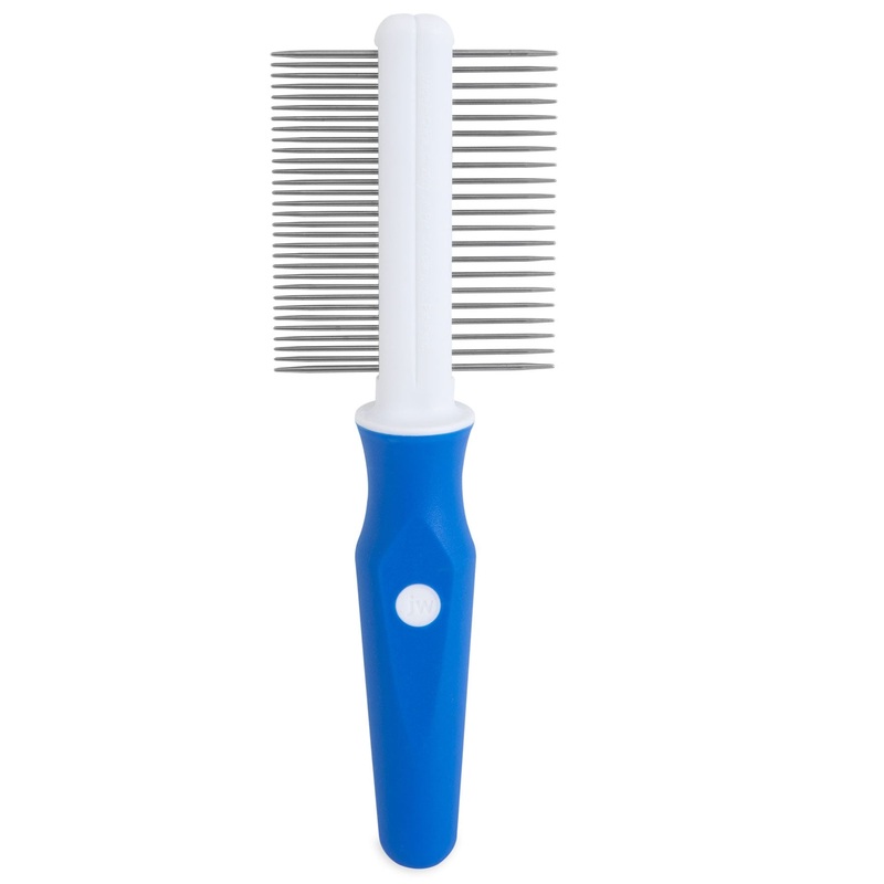 JW Gripsoft Double Sided Comb|ASSORTED COLORS|ONE SIZE