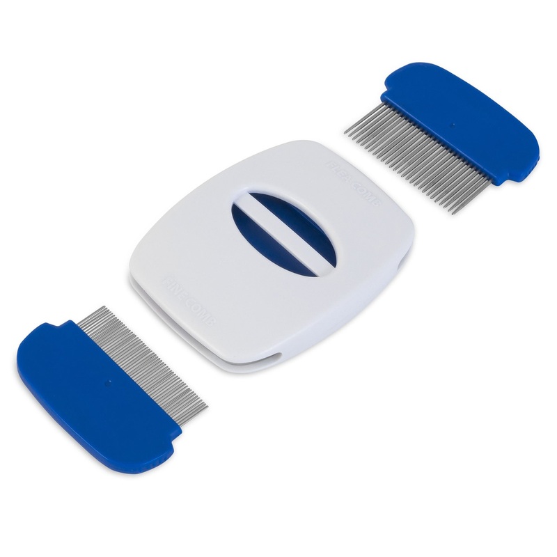 JW Gripsoft Flea & Fine Comb|ASSORTED COLORS|ONE SIZE