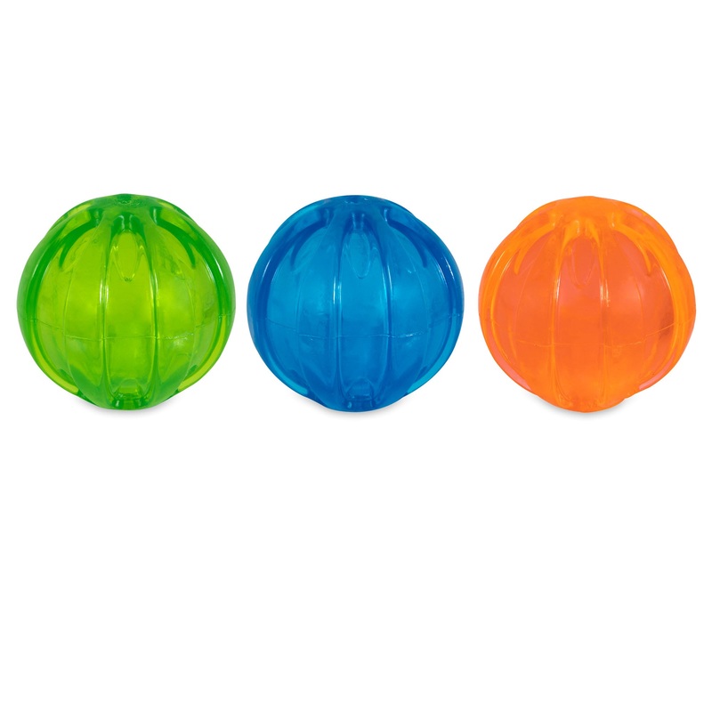 JW PlayPlace Squeaky Ball|PLAYPLACE SQUEAKY BALL|SMALL|MEDIUM