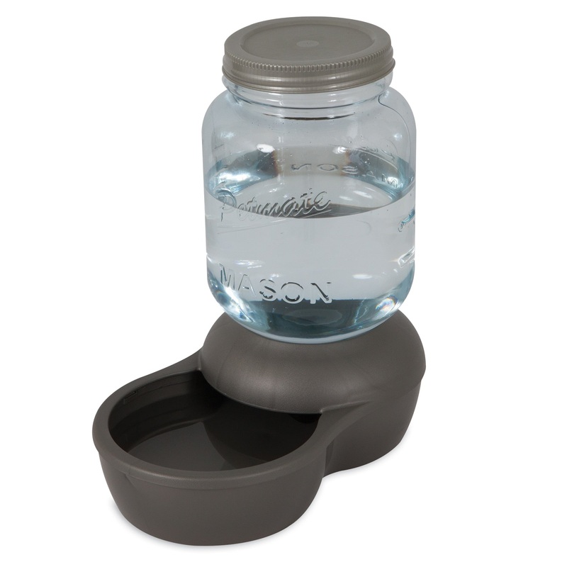 1-Gallon Mason Jar Gravity Pet Waterer
