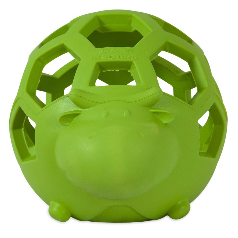JW Hol-ee Cow Dog Toy|GREEN|SMALL