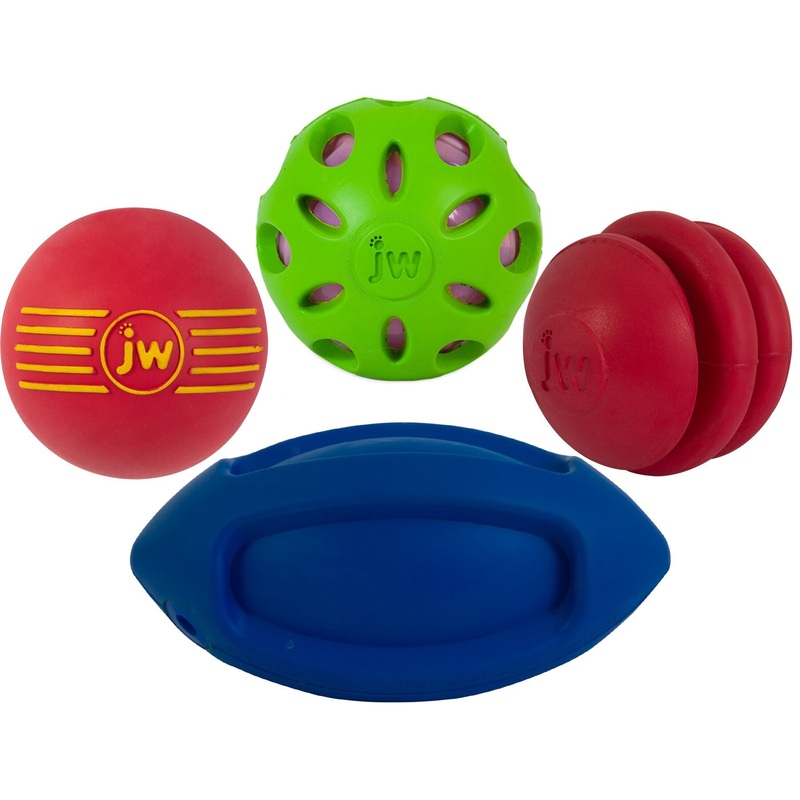 JW Squeak-ee Dog Toy Bundle|SQUEAK-EE TOY BUNDLE|SMALL|MEDIUM|LARGE