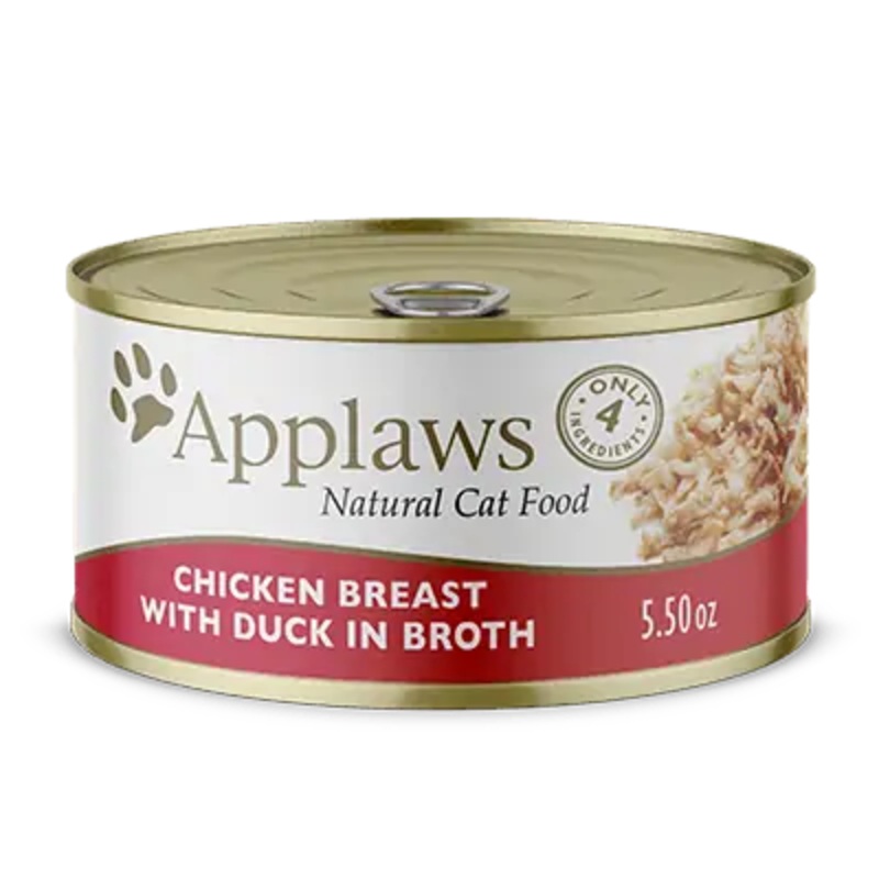 Applaws Natural Wet Cat Food Chicken Breast with Duck in Broth