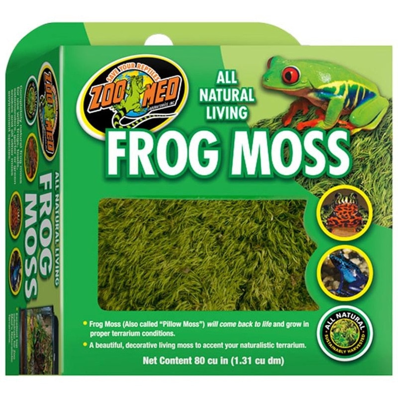 ALL NATURAL LIVING FROG MOSS|80 CI