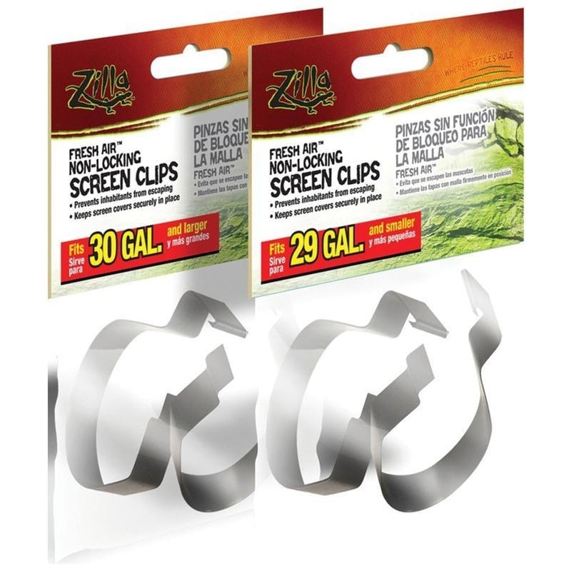 Zilla Screen Cover Clips|30+ GALLON|5-29 GALLON