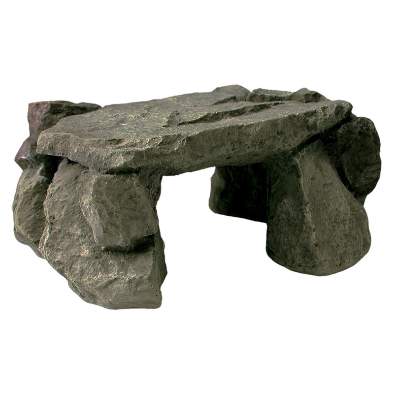 Zilla Shale Rock Den|9 x 6.5 x 3.5″ Grey