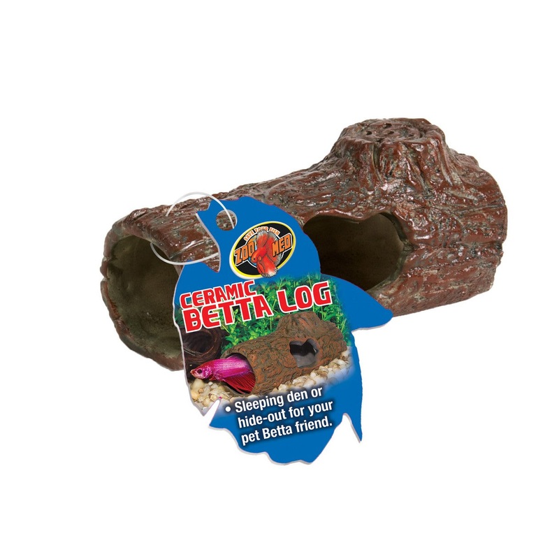 Zoo Med Betta Ceramic Log|4.25″