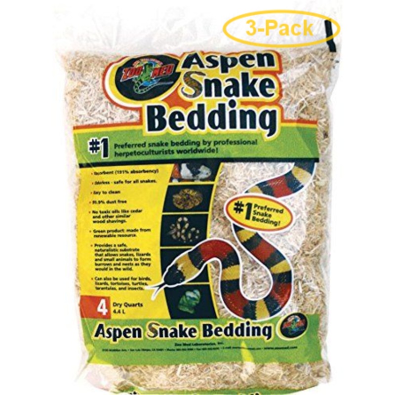 Aspen Snake Bedding|8 Qt|24 Qt|4 Qt