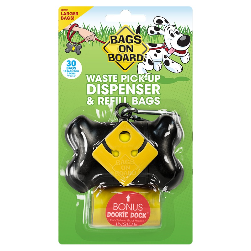 Bags on Board Bone Waste Pick-Up Bags Dispenser