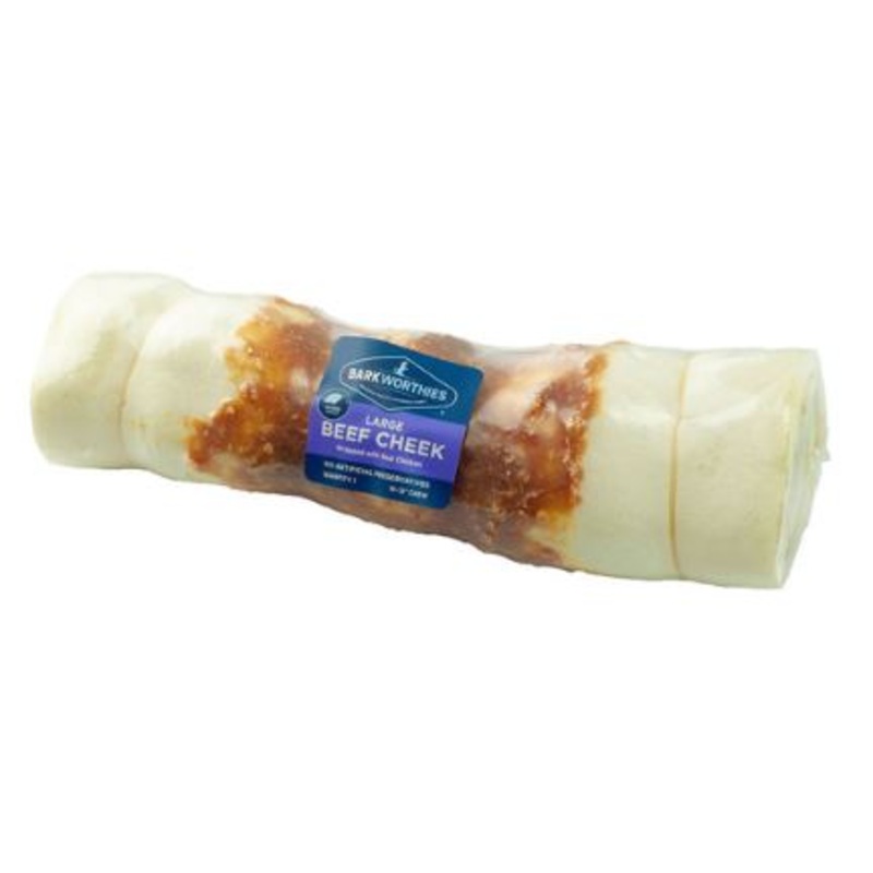 Barkworthies Beef Cheek Wrapped With Chicken Dog Treat