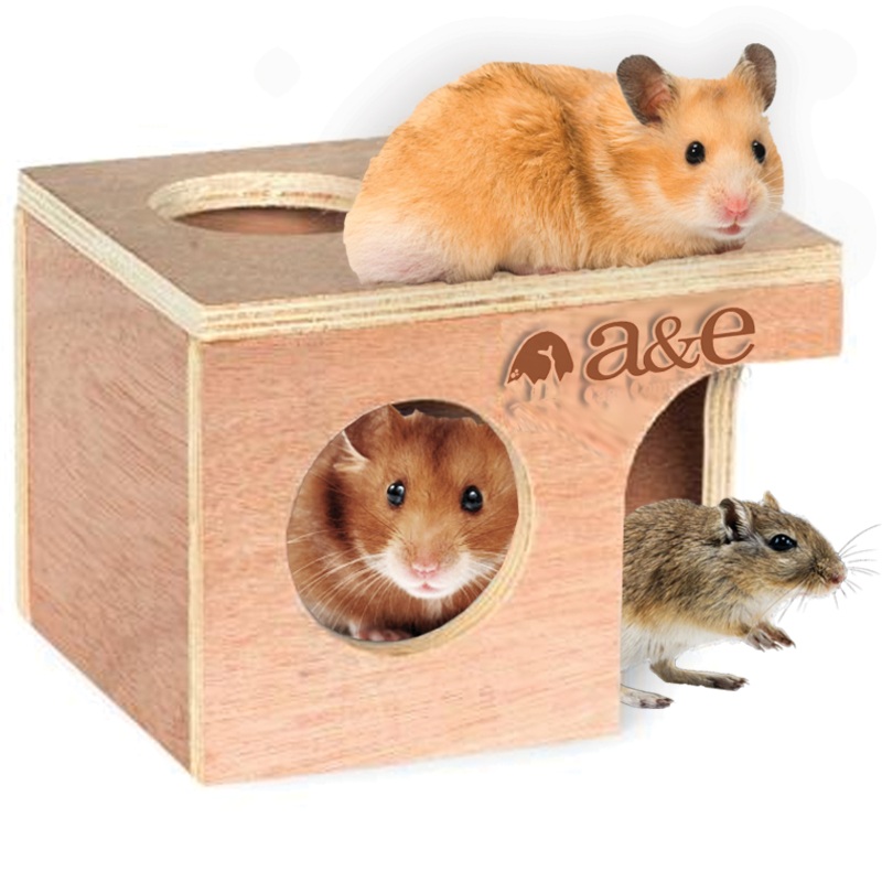 A&E Cage Co Pet Hut Hideouts|6 1/4″ L x 5 1/8″ W x 4 1/2″ H