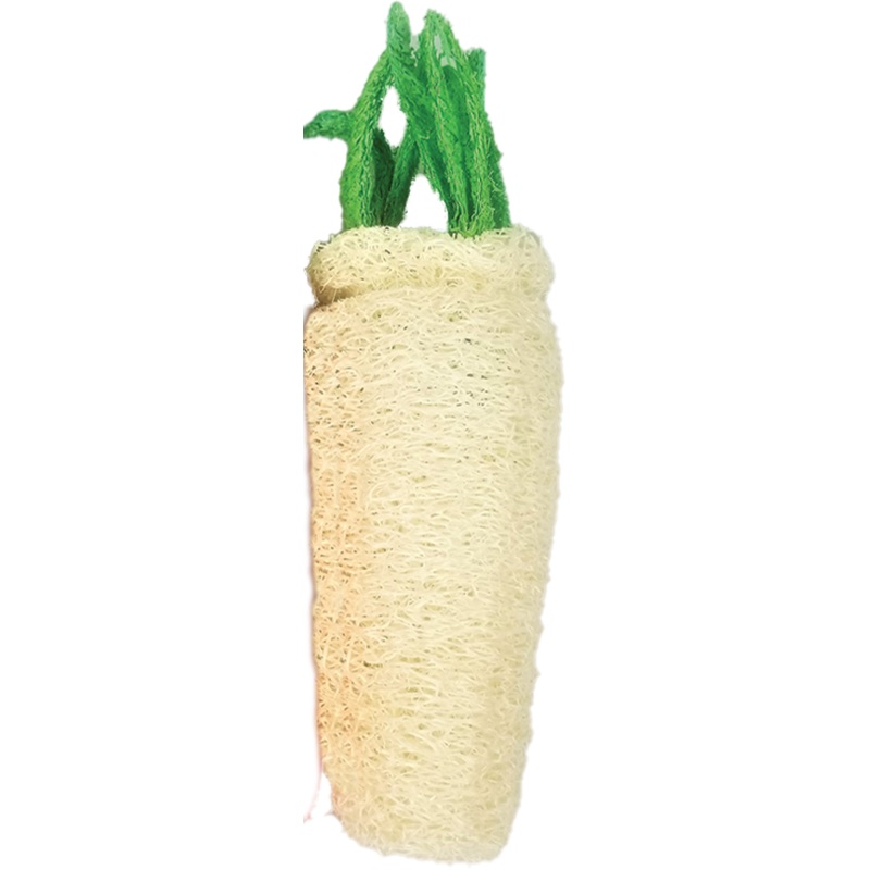 A&E Cage Loofah Daikon Small Animal Toy
