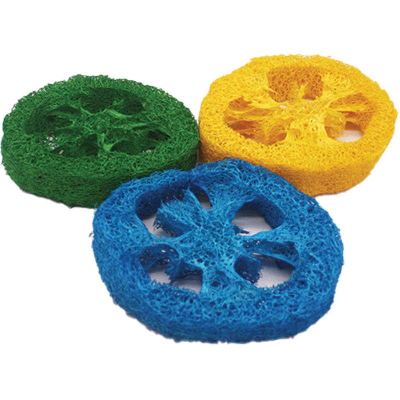 A & E Cage Nibbles Loofah Slices Small Animal Toy