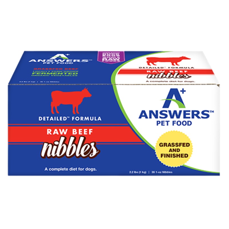 Answers Pet Food Detailed Beef Formula for Dogs – Nibbles