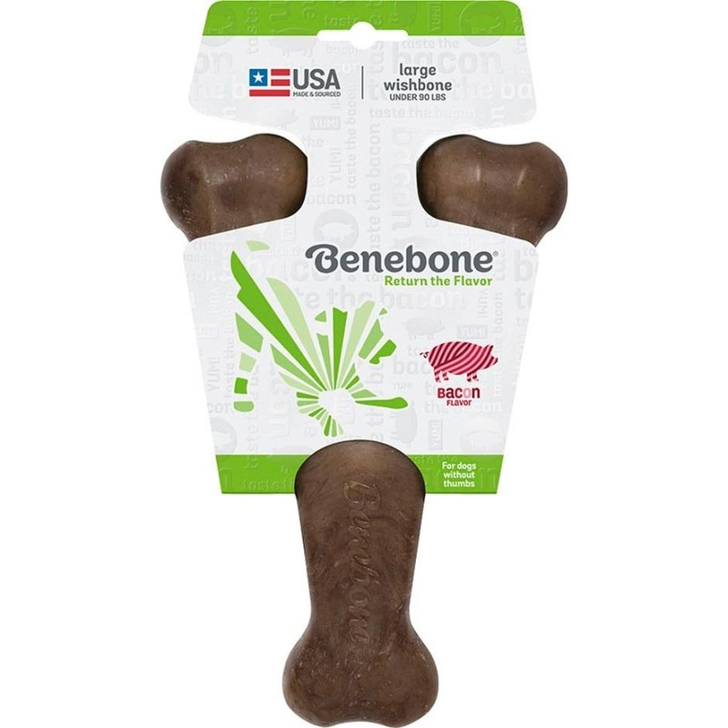 Benebone Bacon Wishbone|Medium|Small|Large|Giant
