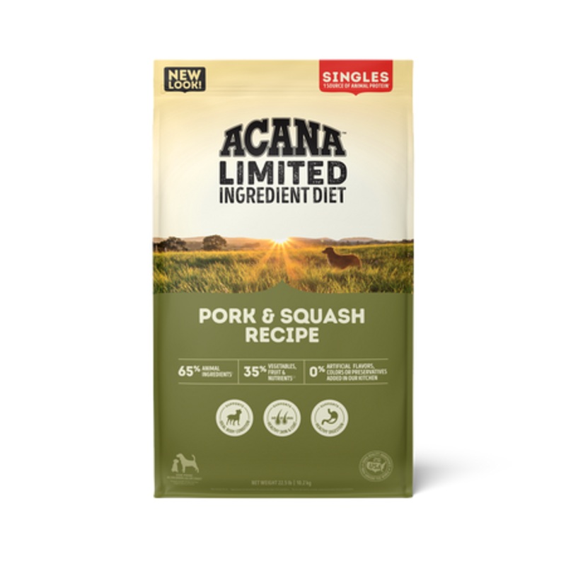 ACANA Singles Limited Ingredient Pork & Squash Recipe Dry Dog Food