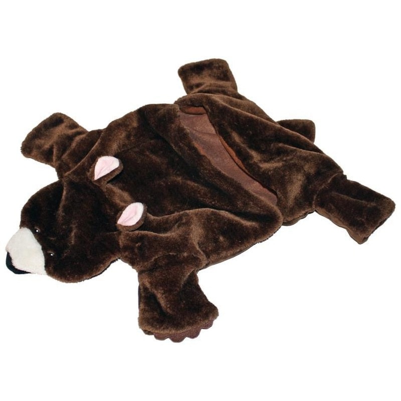 BEAR RUG FOR SMALL ANIMALS|24X20 INCH|BROWN